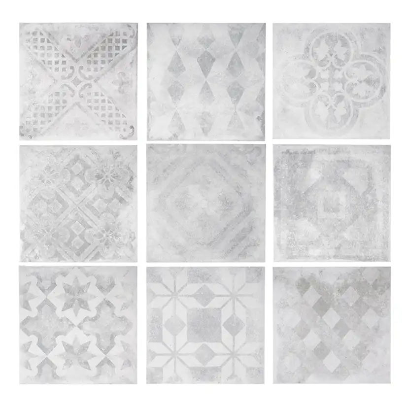Klinker Terratinta Betonepoque Vit/Grå Mix 20x20 cm