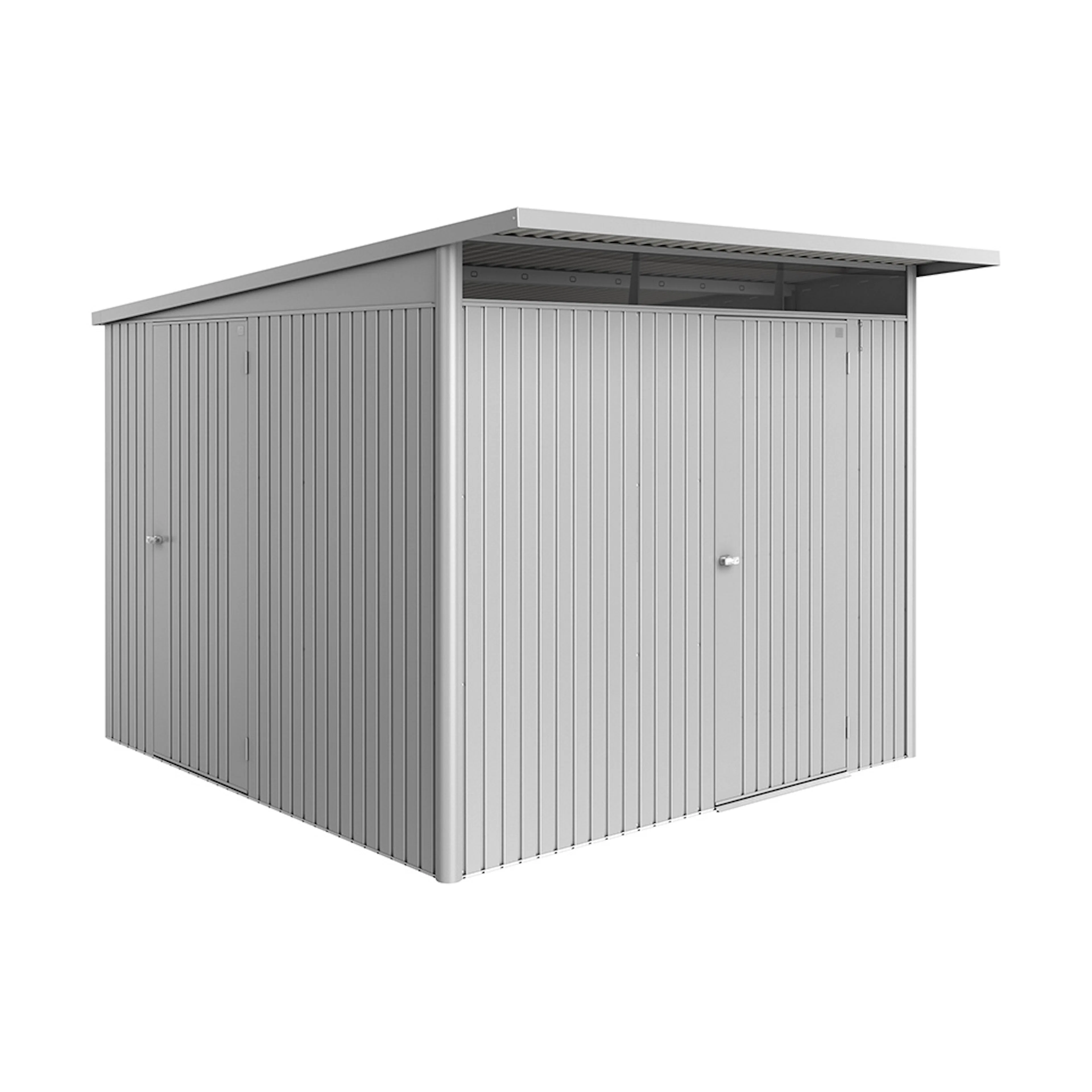 Redskapsbod Biohort Avantgarde Eco A7 Metallic Silver Standarddörr