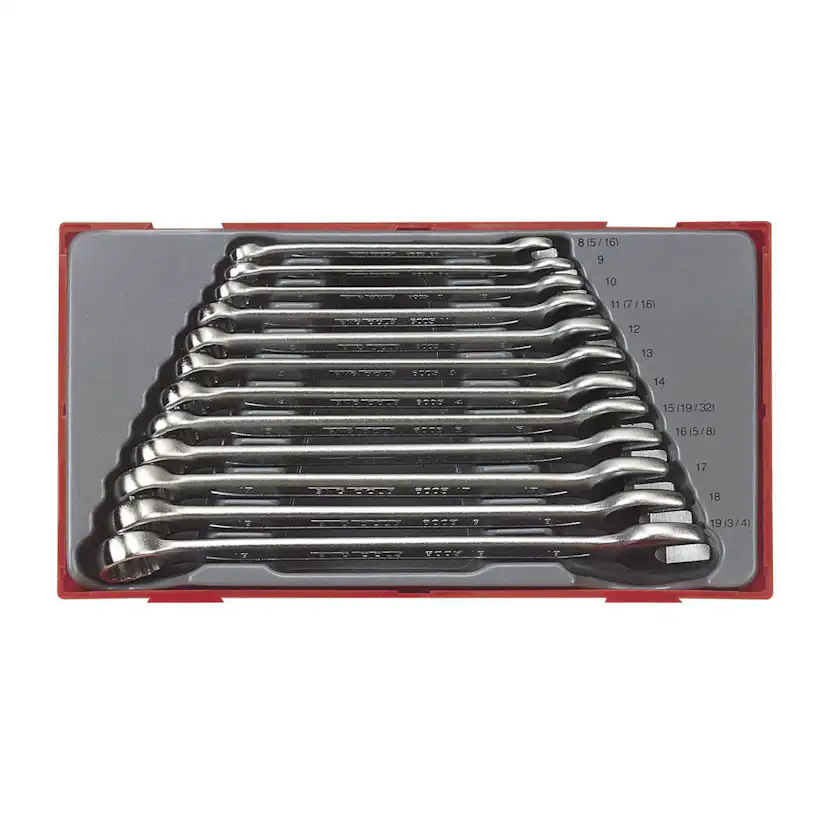 U-ringnycklar i sats 12 delar Teng Tools TT1236