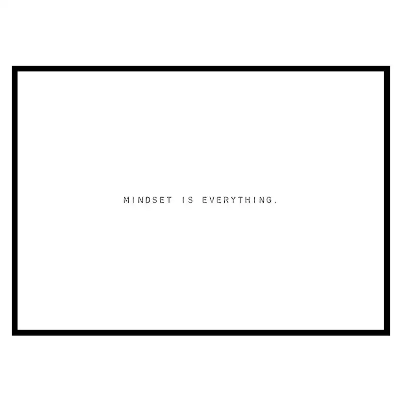 Poster Gallerix Mindset