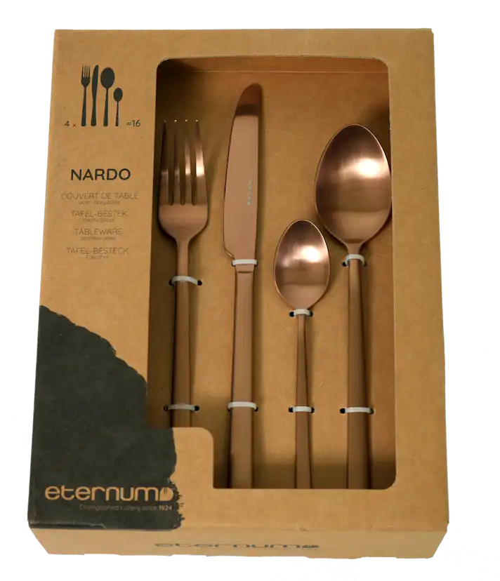 Bestickset Eternum Nardo Koppar 16 Delar