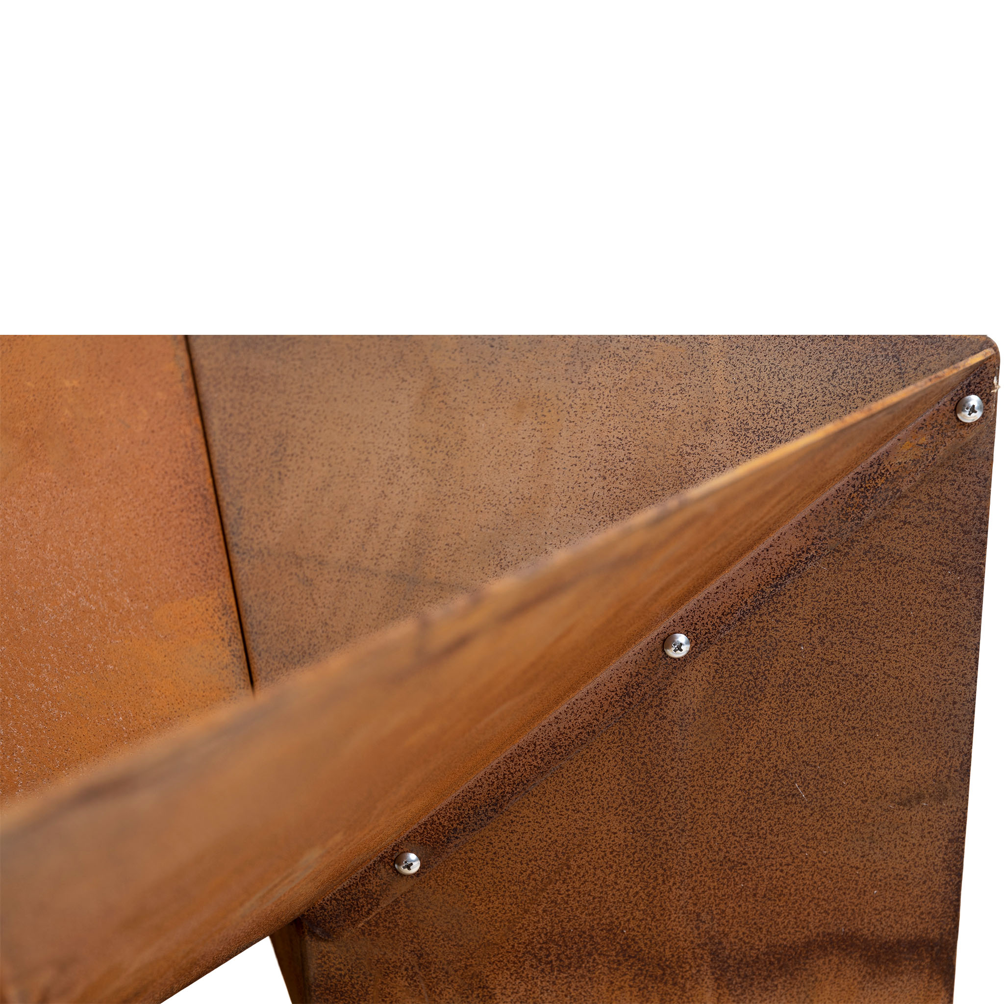 Eldstad Lyfco Cortenstål Kantig