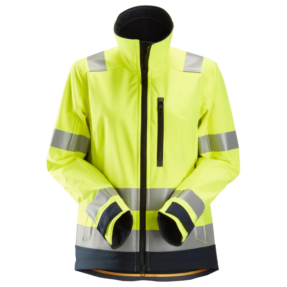 Varseljacka SoftShell FW Storlek: XS, Färg: High Visibility Yellow - Navy
