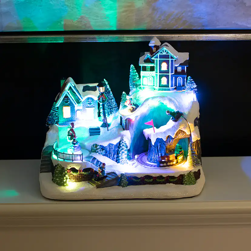 Julby Nordic Winter Mountain Town