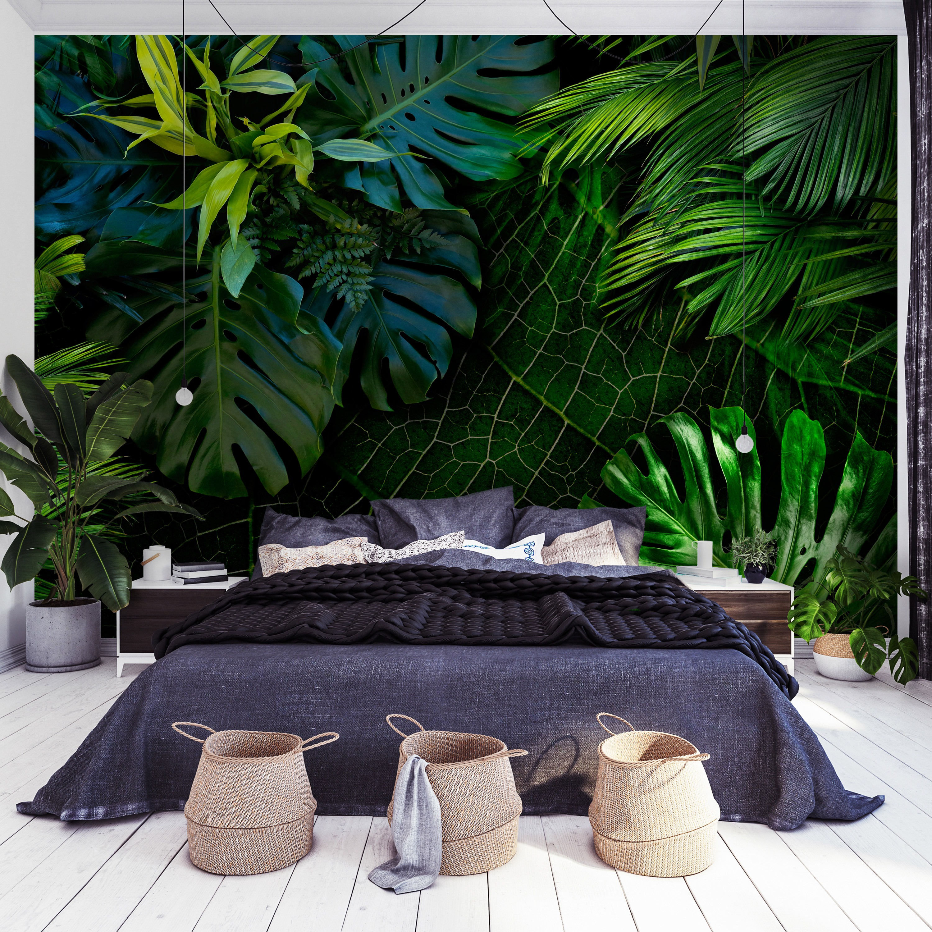 Fototapet Arkiio Självhäftande Dark Jungle