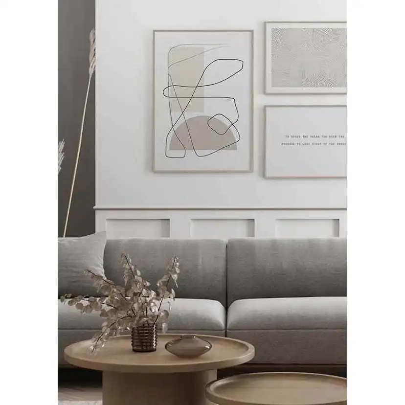 Poster Gallerix Art des Lignes No1