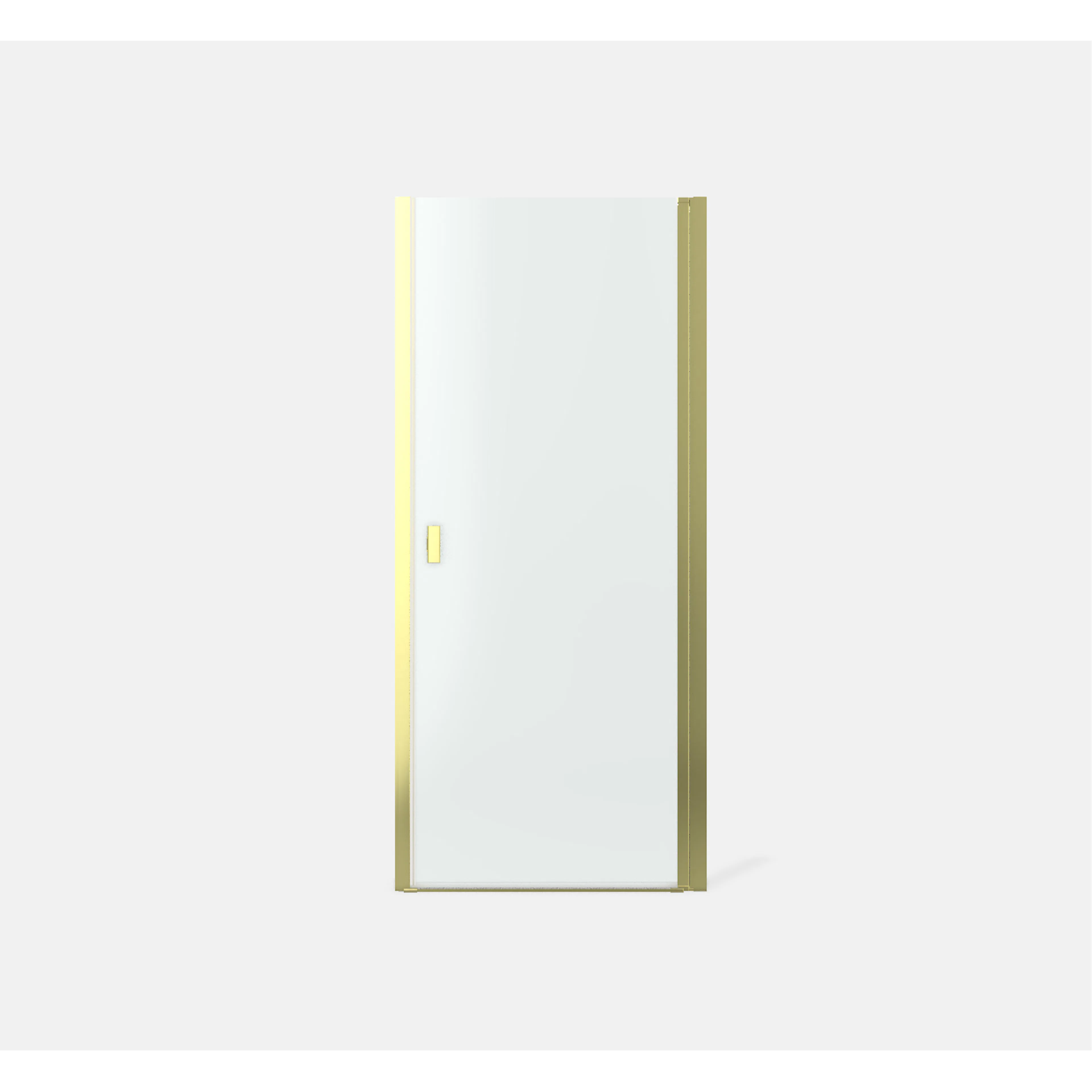 Noma 20 svängdörr höger 800 mm 6 mm glas med mässingsprofile Bredd: 800 mm, Polerad Mässing