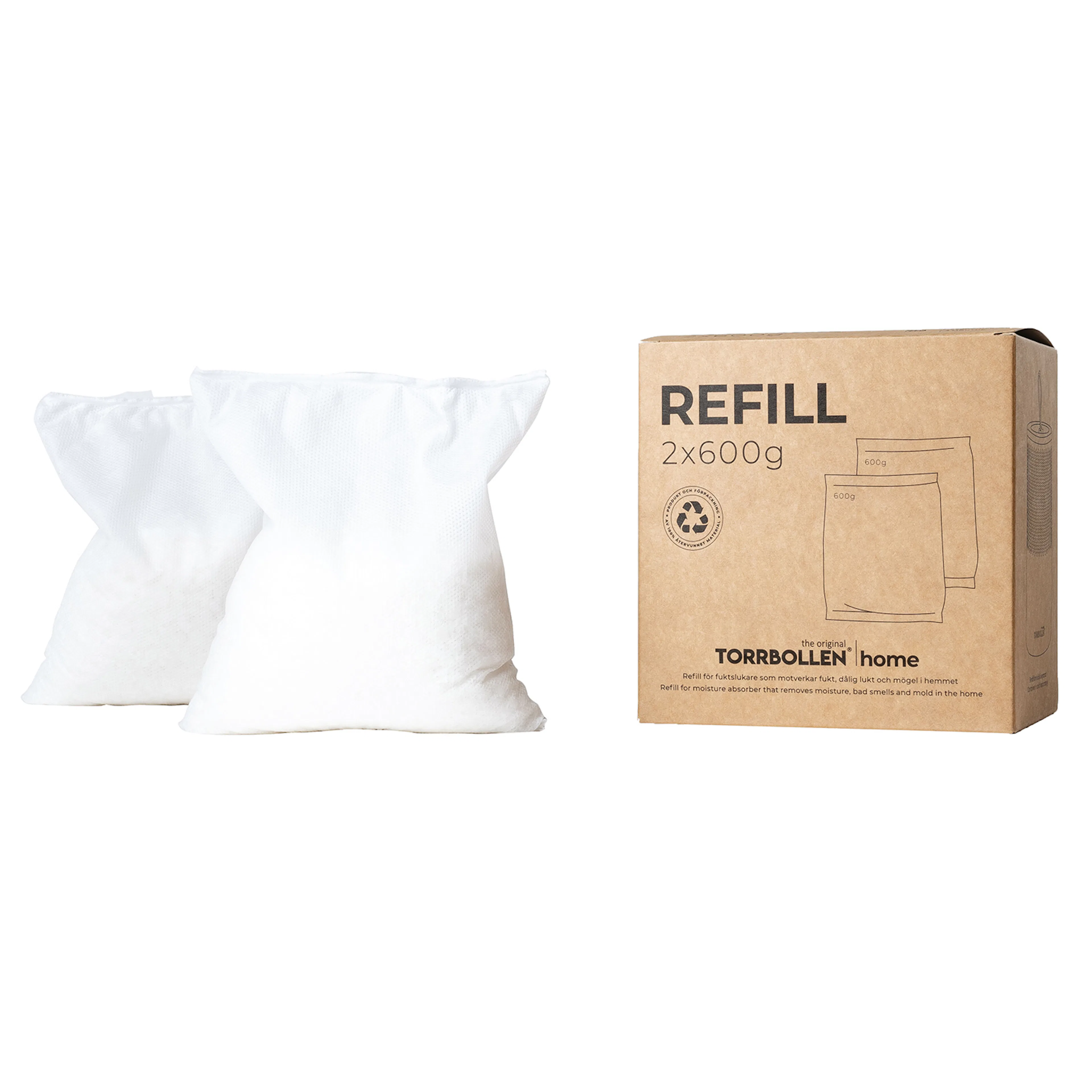 Refillpåsar Torrbollen Home 2st