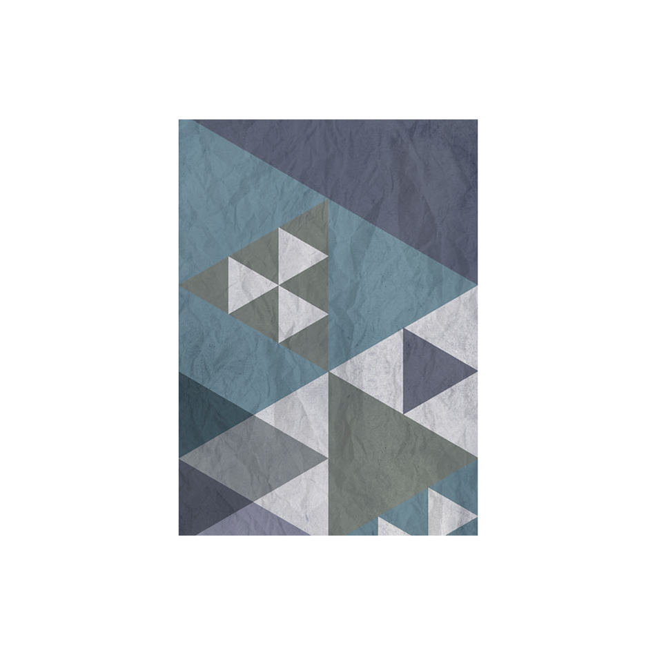 Fototapet Arkiio Blue patchwork 50x1000 cm