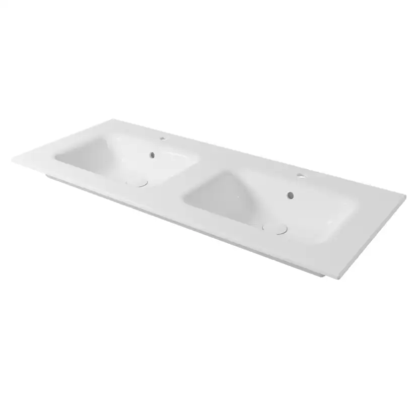 Handfat Edge 160 Blank Vit Bredd: 1610 mm, Vit