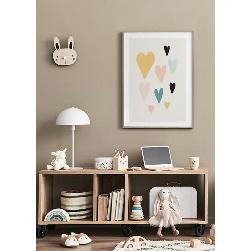 Poster Gallerix Playful Hearts