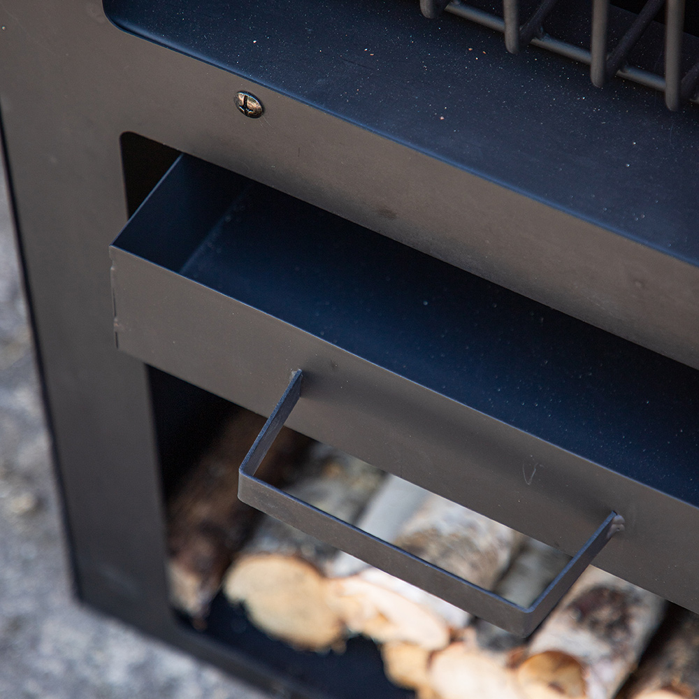 Makarima Firepit Steel - Black Svart