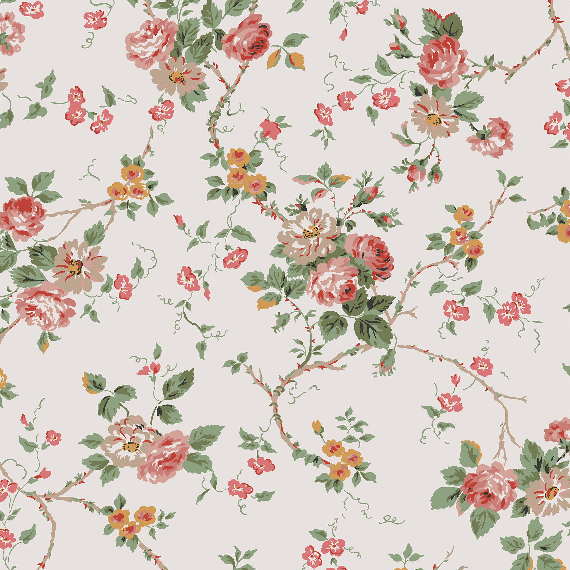Tapet Laura Ashley Mountney Garden Antique Rosa 121083