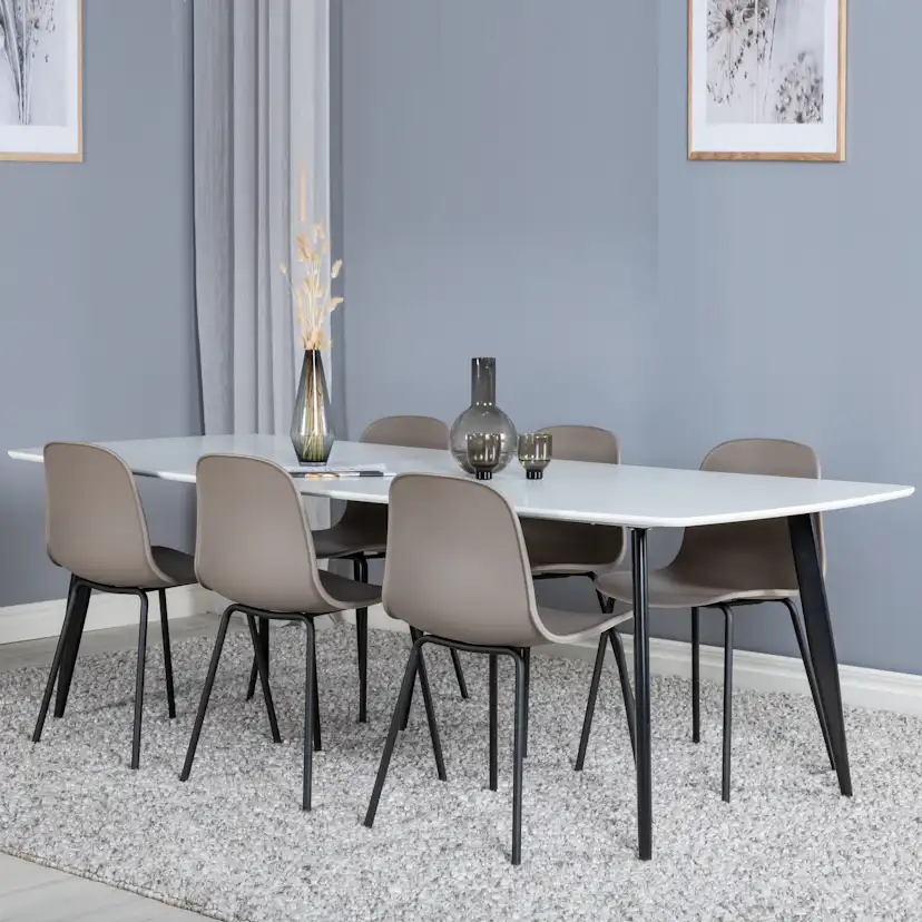 Matgrupp Venture Home Polar med 6st Arctic Stolar
