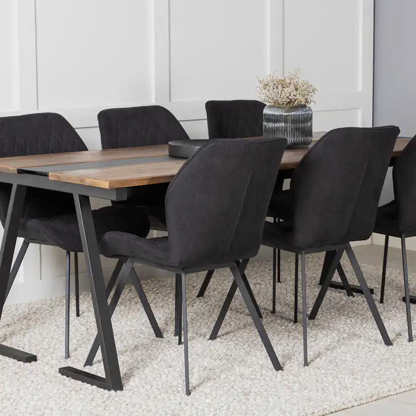 Matgrupp Venture Home Jane med 6 Geneva Stolar