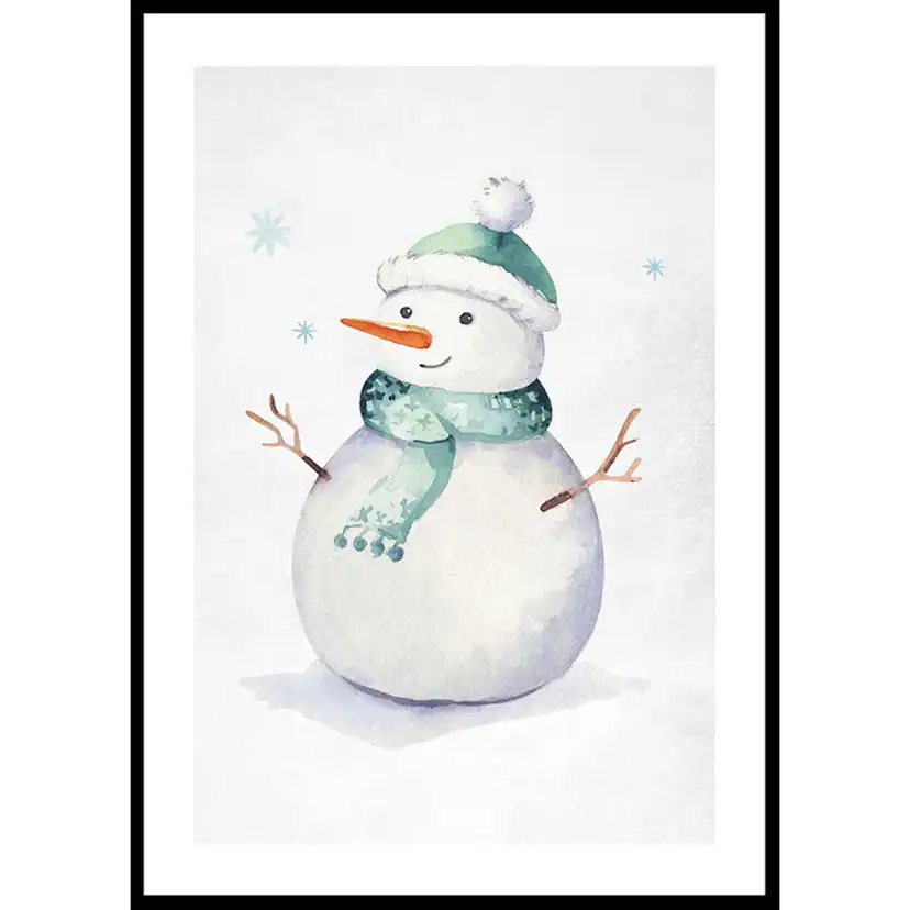 Poster Gallerix Happy Snowman