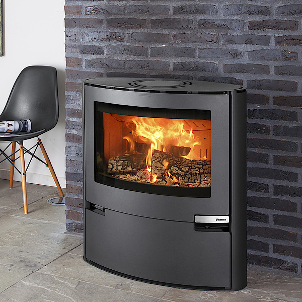 Braskamin Aduro 15 Svart Fristående 6,5kW