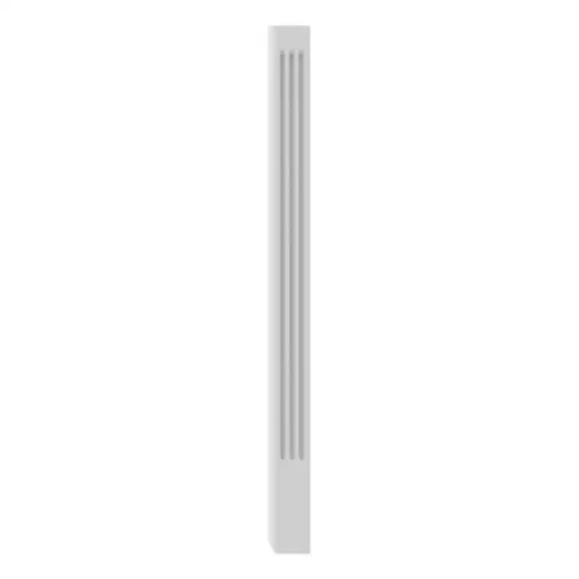 Räckespelare spårad grundmålad 66x900 Vit