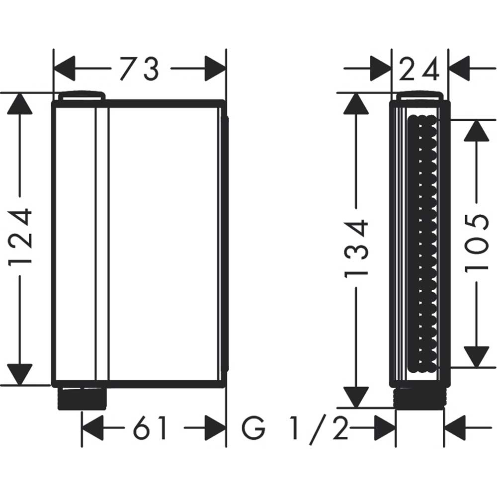 Handdusch Axor One 2jet