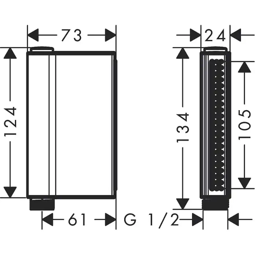 Handdusch Axor One 2jet