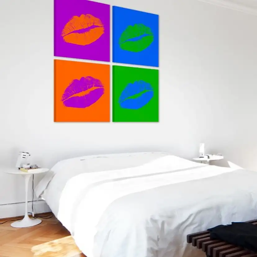 Tavla - Kisses Popkonst 60x60 60x60 cm