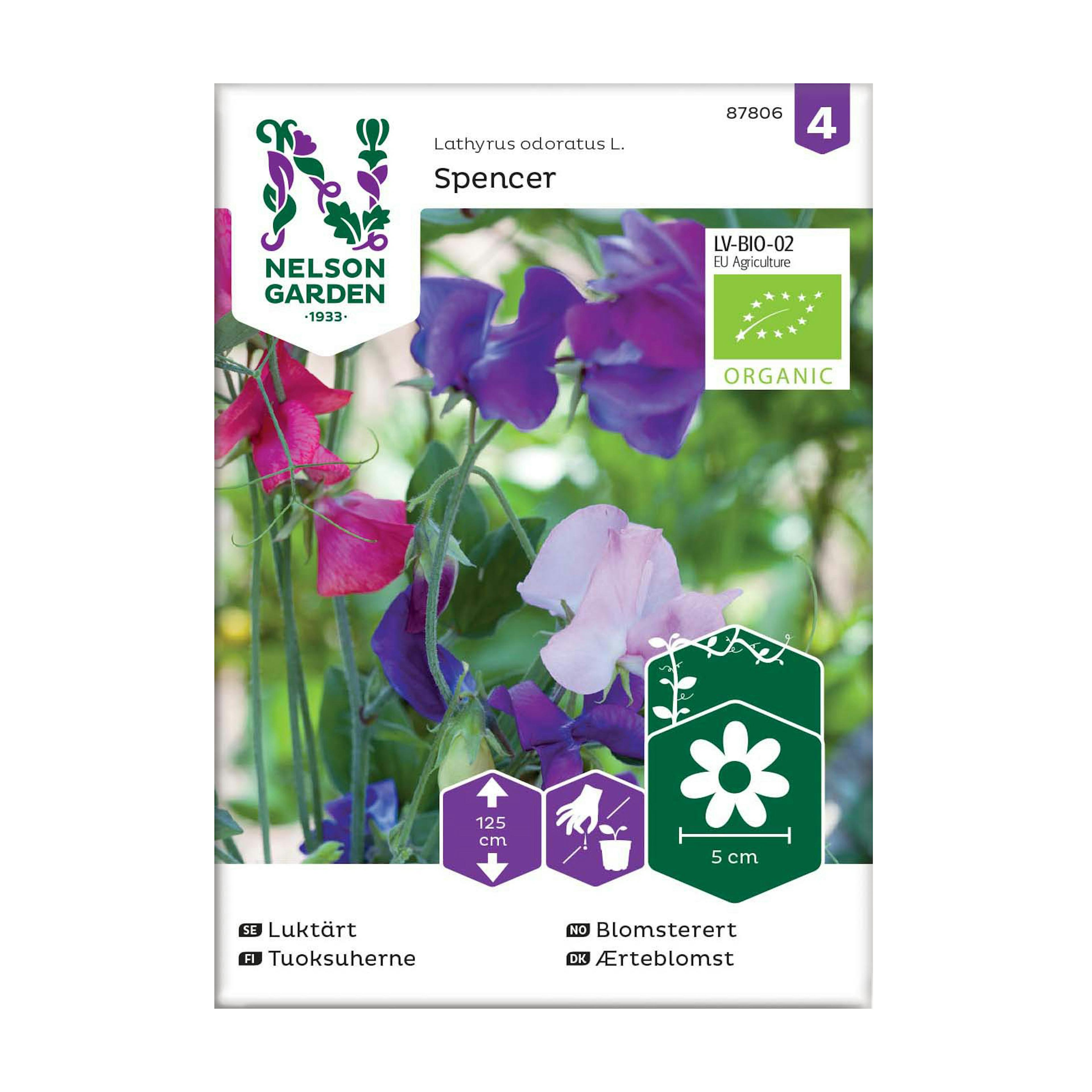 Frö Luktärt Nelson Garden Spencer Mix Organic