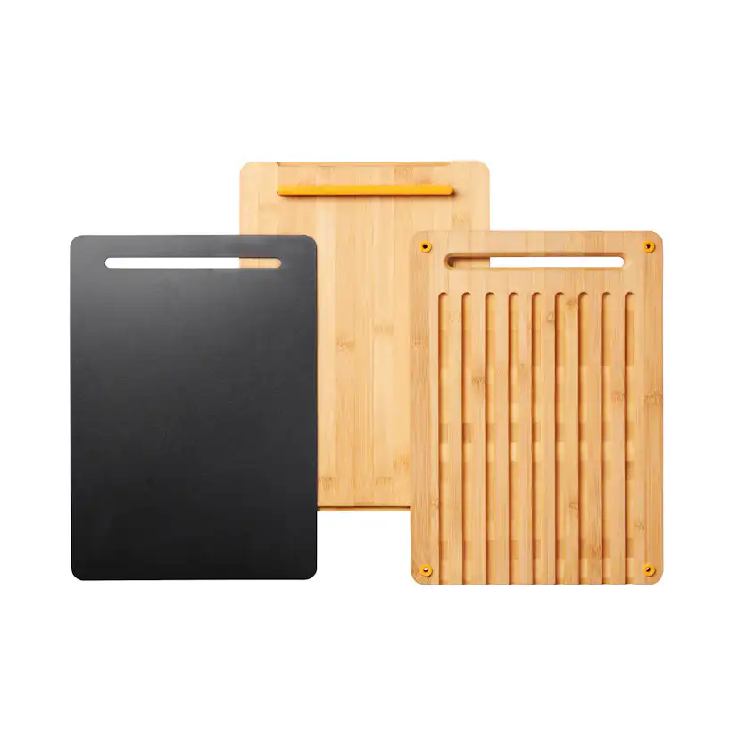 Skärbräda Fiskars Functional Form Bambu 3 delar