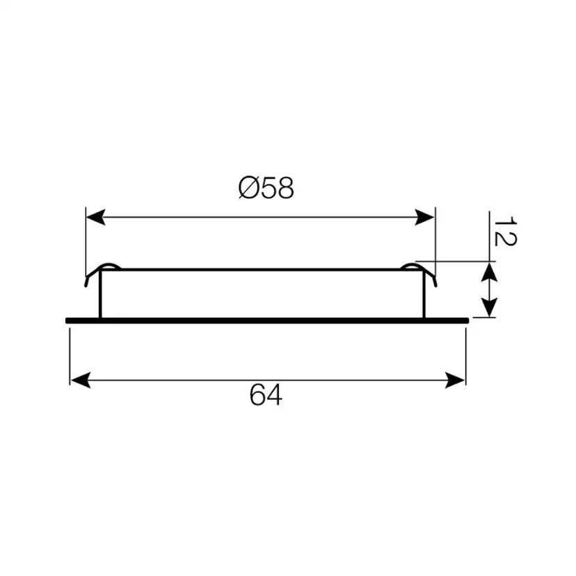 Nube-58 WW 12V/2,5W alu Aluminium