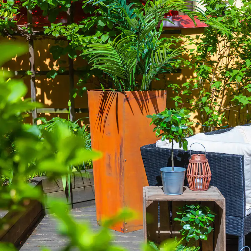 Kruka Lyfco Cortenstål 305x406x990 cm