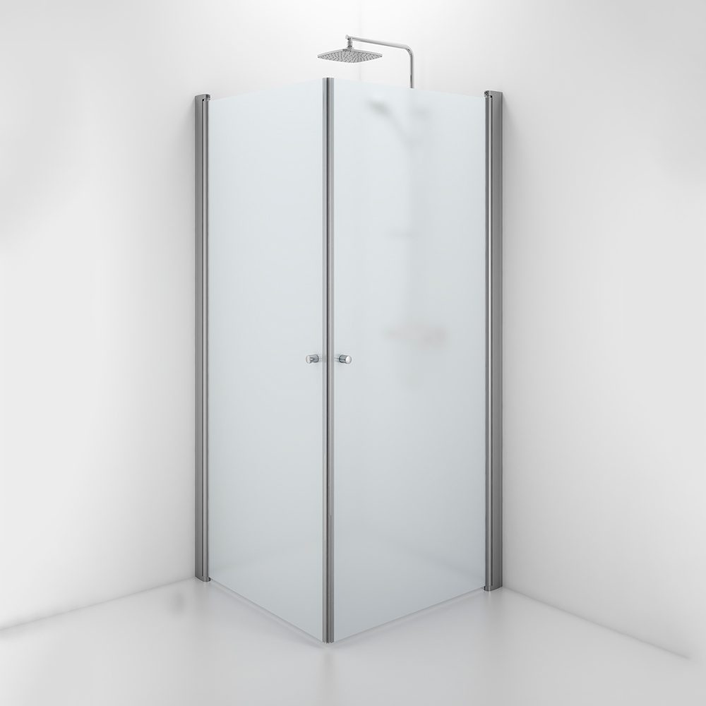 Duschdörr Contura Shower Space Rak SPNF med Knopp 900 mm BxH:900x2000