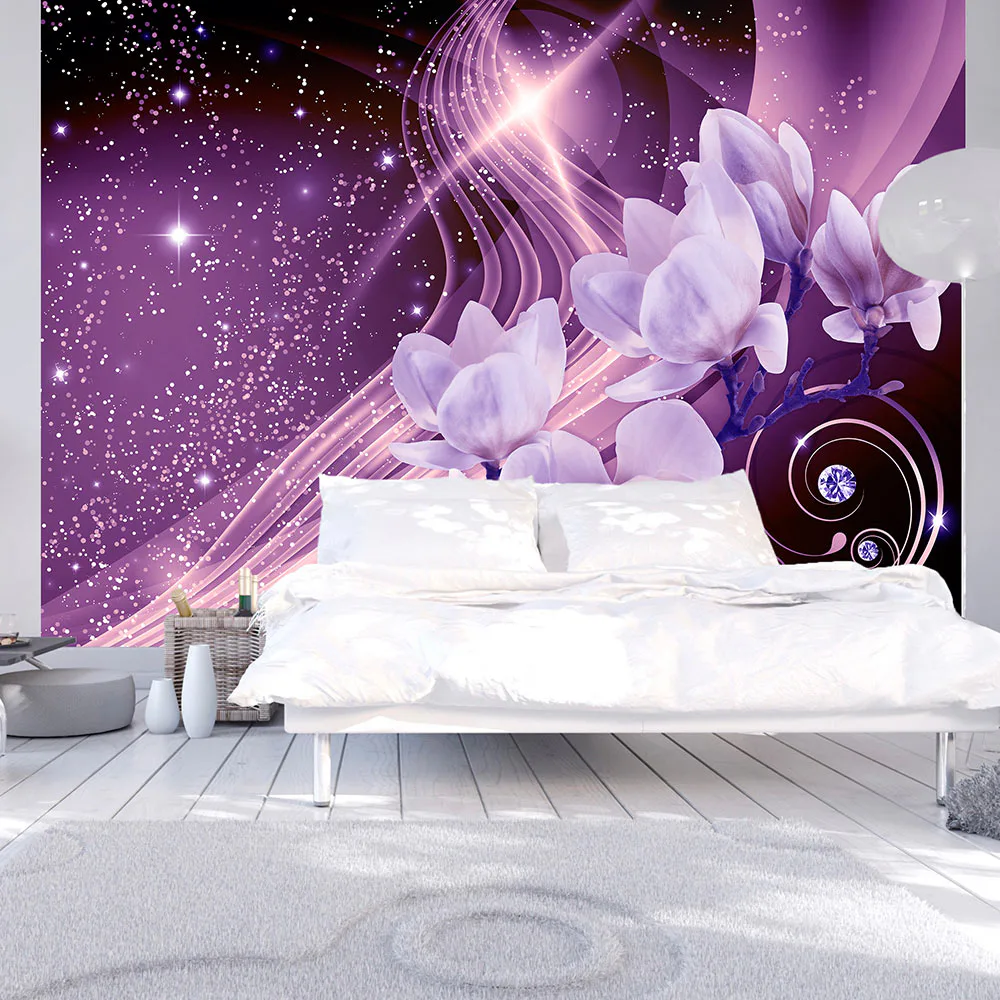 Fototapet Arkiio Självhäftande Purple Milky Way
