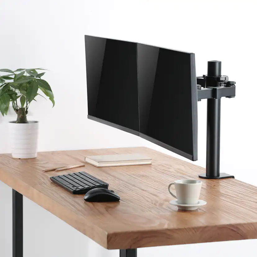 Monitorarm LogiLink Dubbel 17-32 tum 380 mm
