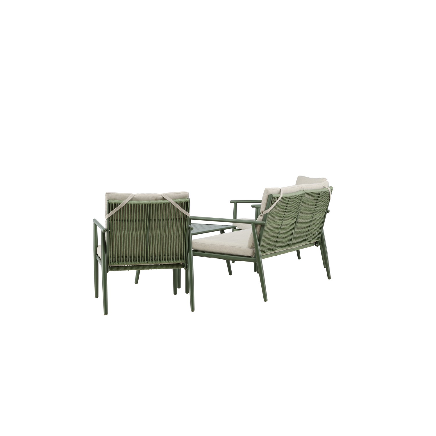 Mazzaro Sofa Set - Green / Beige Grön