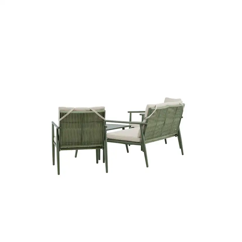 Mazzaro Sofa Set - Green / Beige Grön
