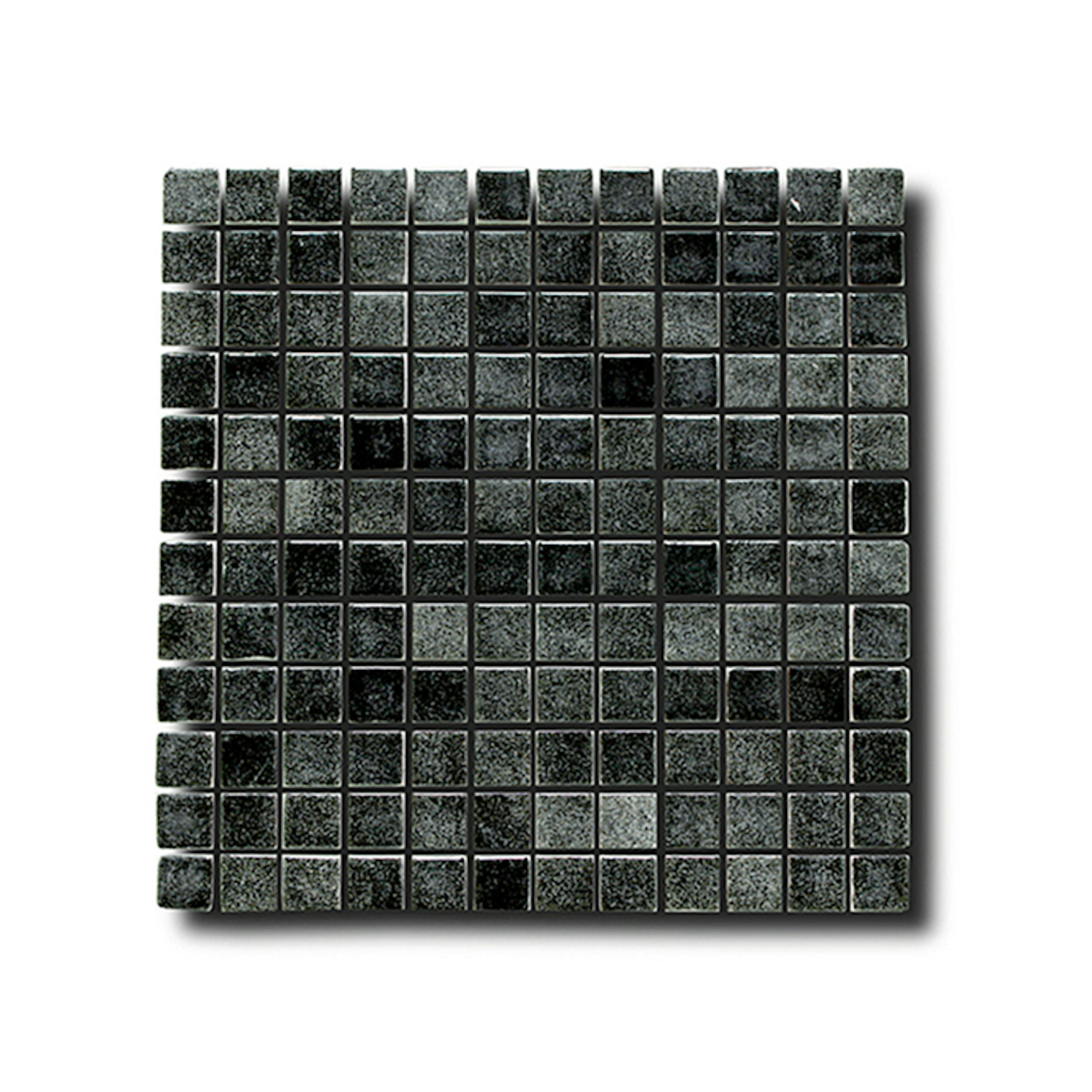 Mosaik Lhådös Glasmosaik Svart 2,5x2,5 cm