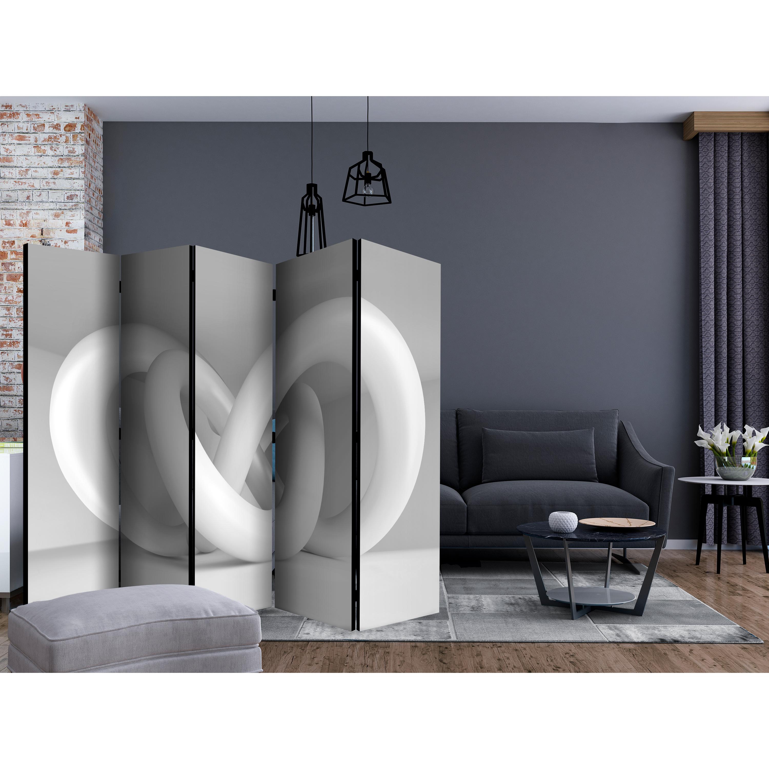 Rumsavdelare Arkiio White Weave II 225x172 cm