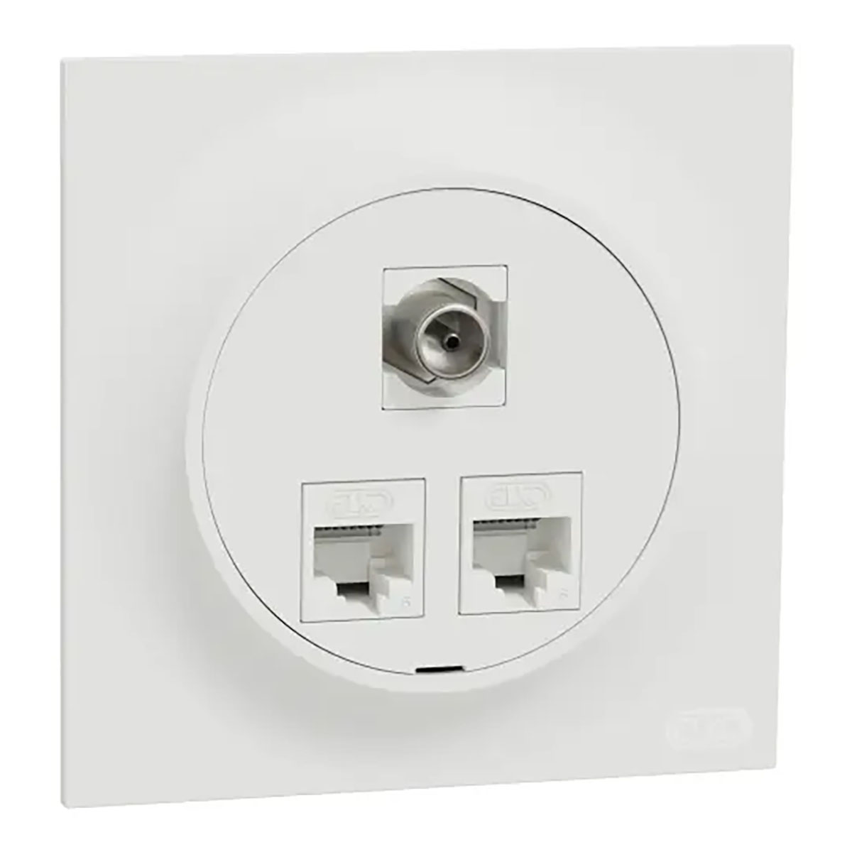 Vägguttag Elko One Modularuttag 2x8 K6 UTP