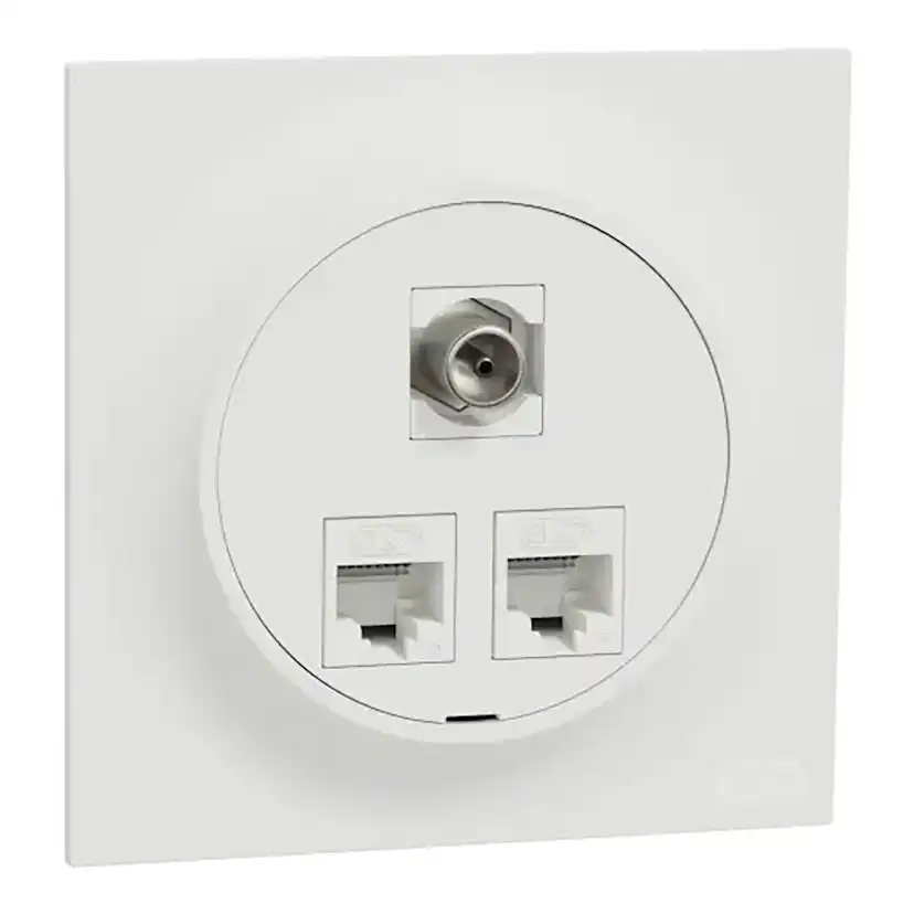 Vägguttag Elko One Modularuttag 2x8 K6 UTP