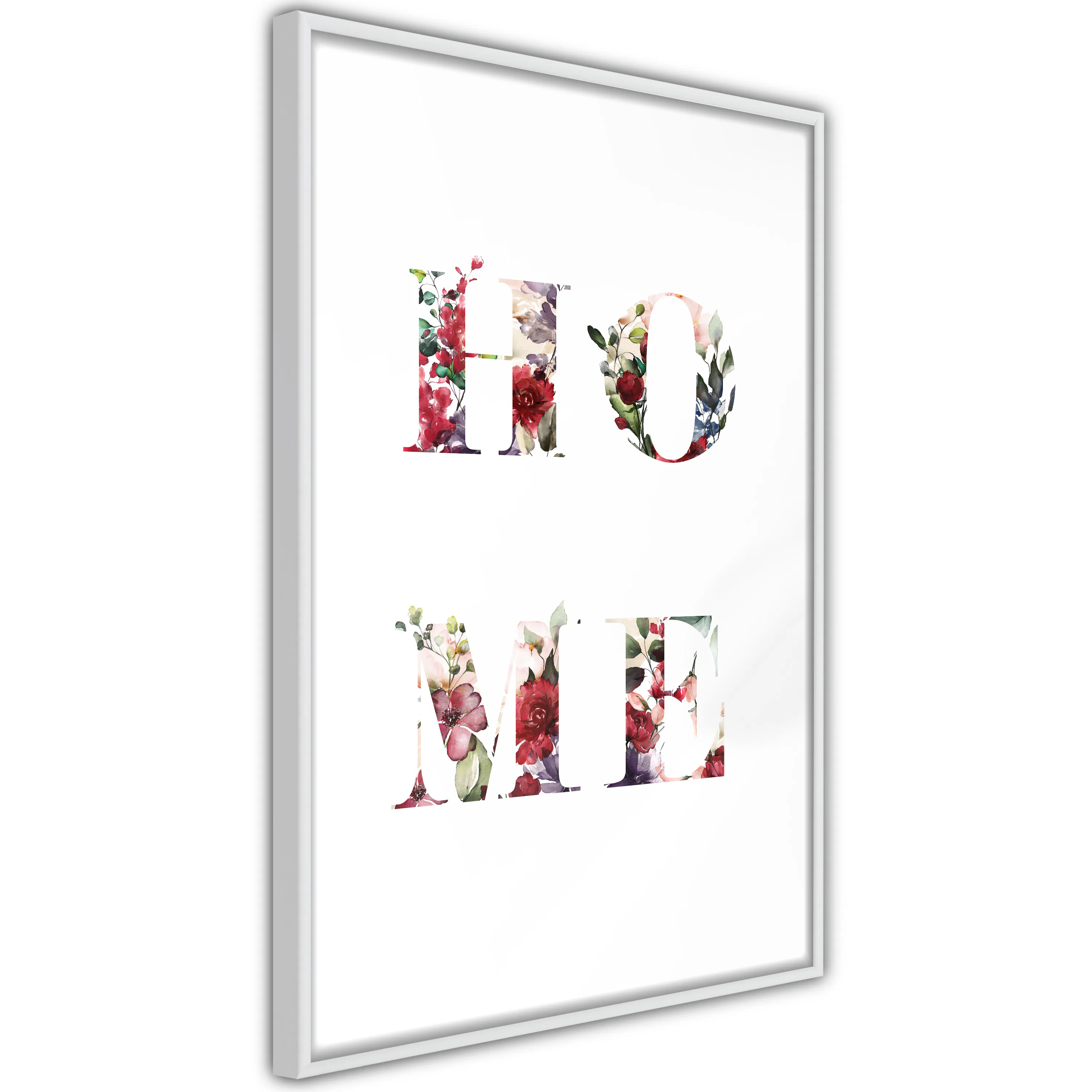 Poster Artgeist Affisch Home in Flowers
