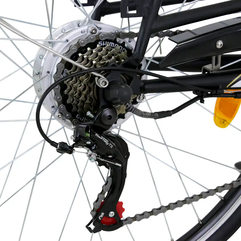Elcykel Lyfco Dam 28" med Cykeldator Svart