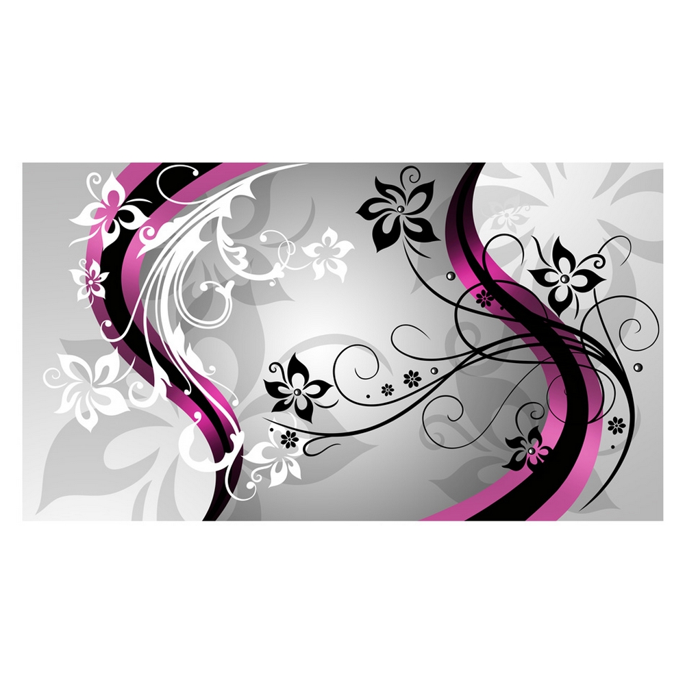Fototapet Arkiio Självhäftande Art Flowers Pink 490x280 cm