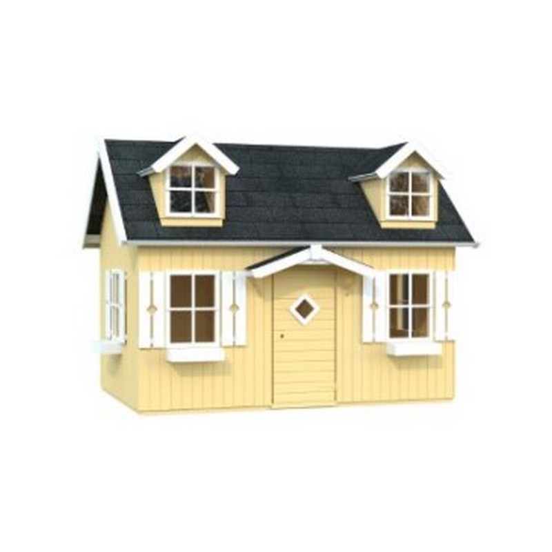 Lekstuga Palmako Marie 5,5 m² Trästuga med Loft