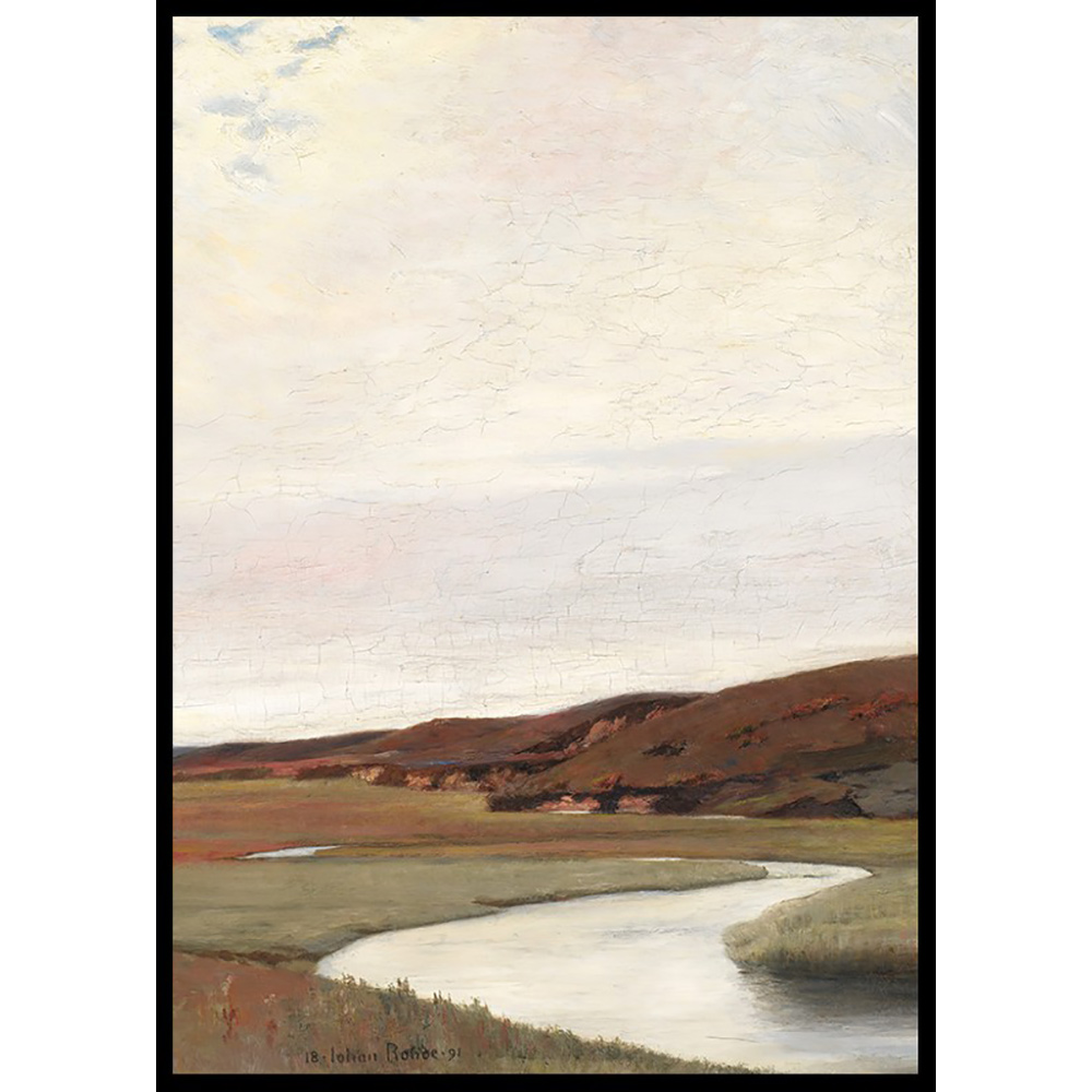 Poster Gallerix Sommerdag Ved Karup Å By Johan Rohde