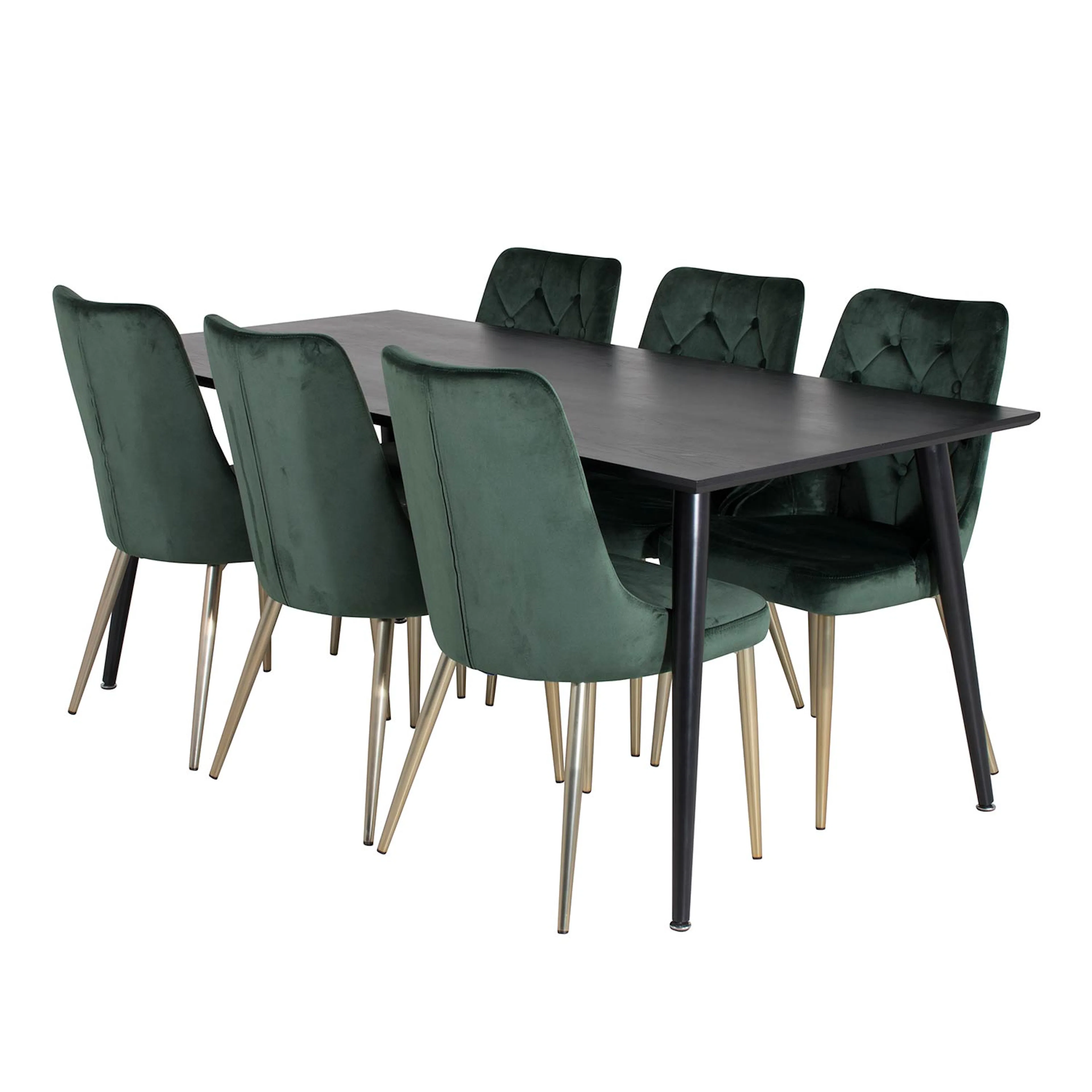 Svart/Grön/Mässing