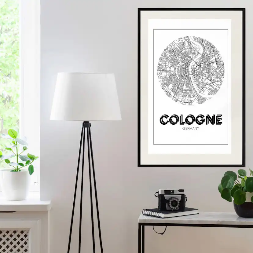 Poster Artgeist Affisch Retro Cologne