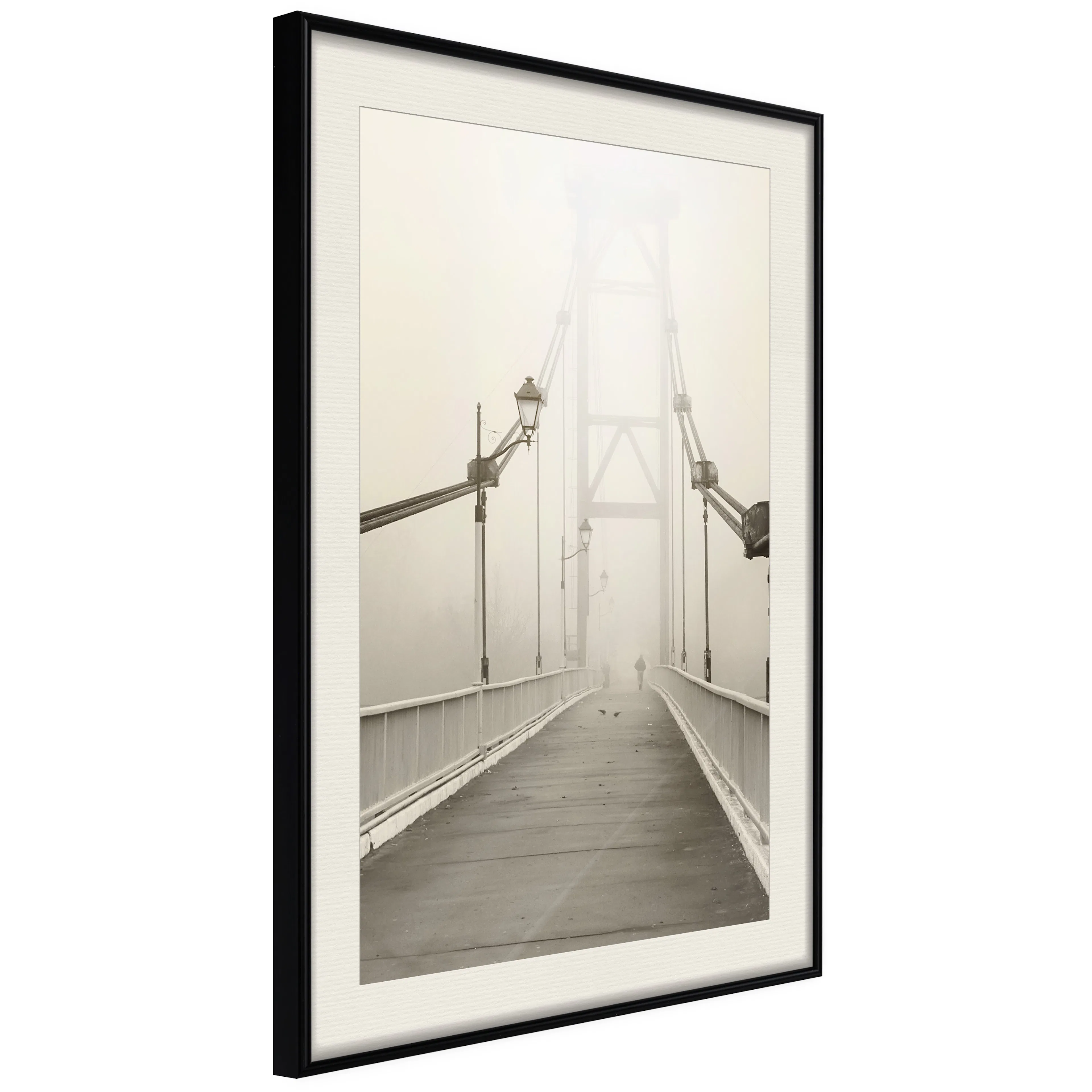 Poster Artgeist Affisch Bridge in the Fog
