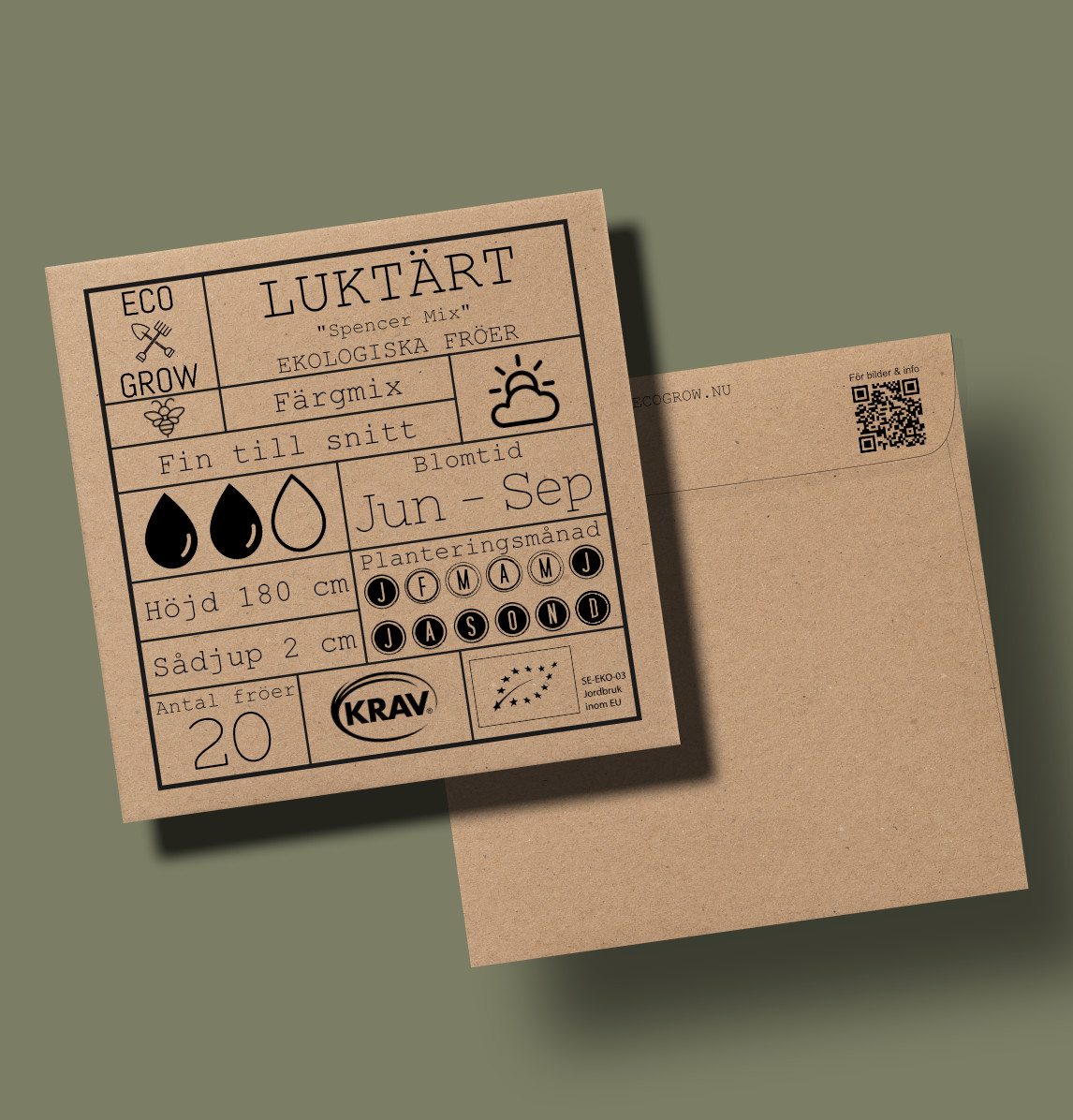 Fröpåse Eco Grow Luktärt Spencer Mix