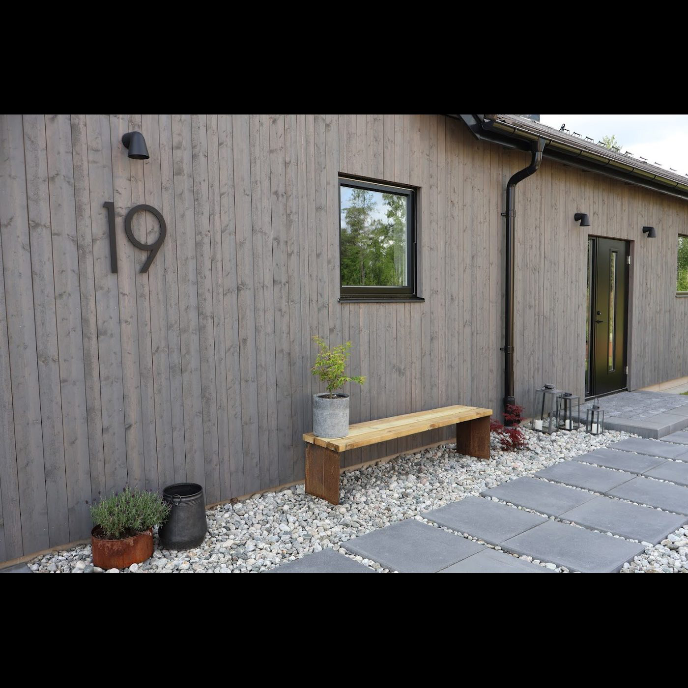 Parkbänk 2-pack bänkstativ corten Corten