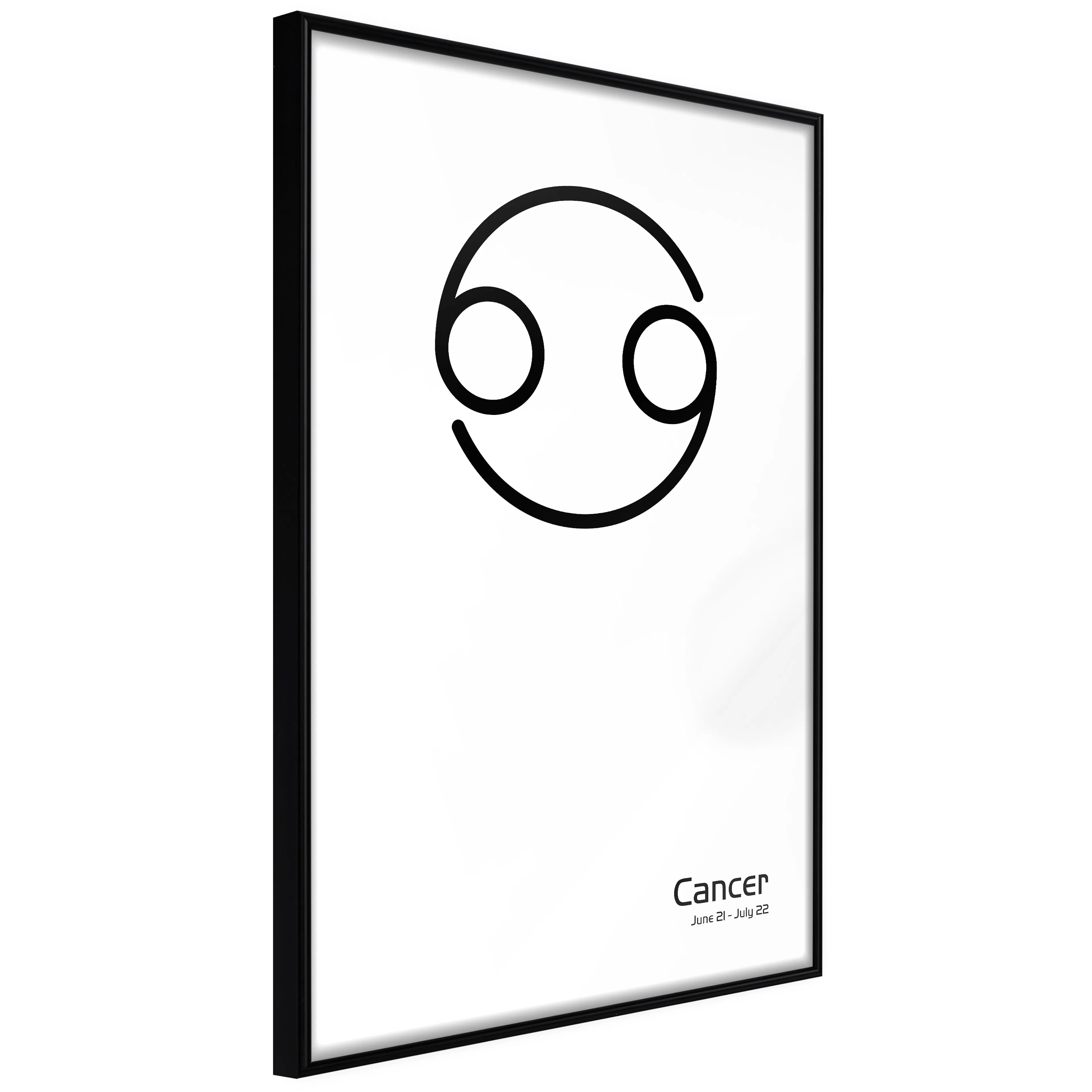 Affisch - Cancer [Poster] 40x60 Svart ram, 40x60 cm