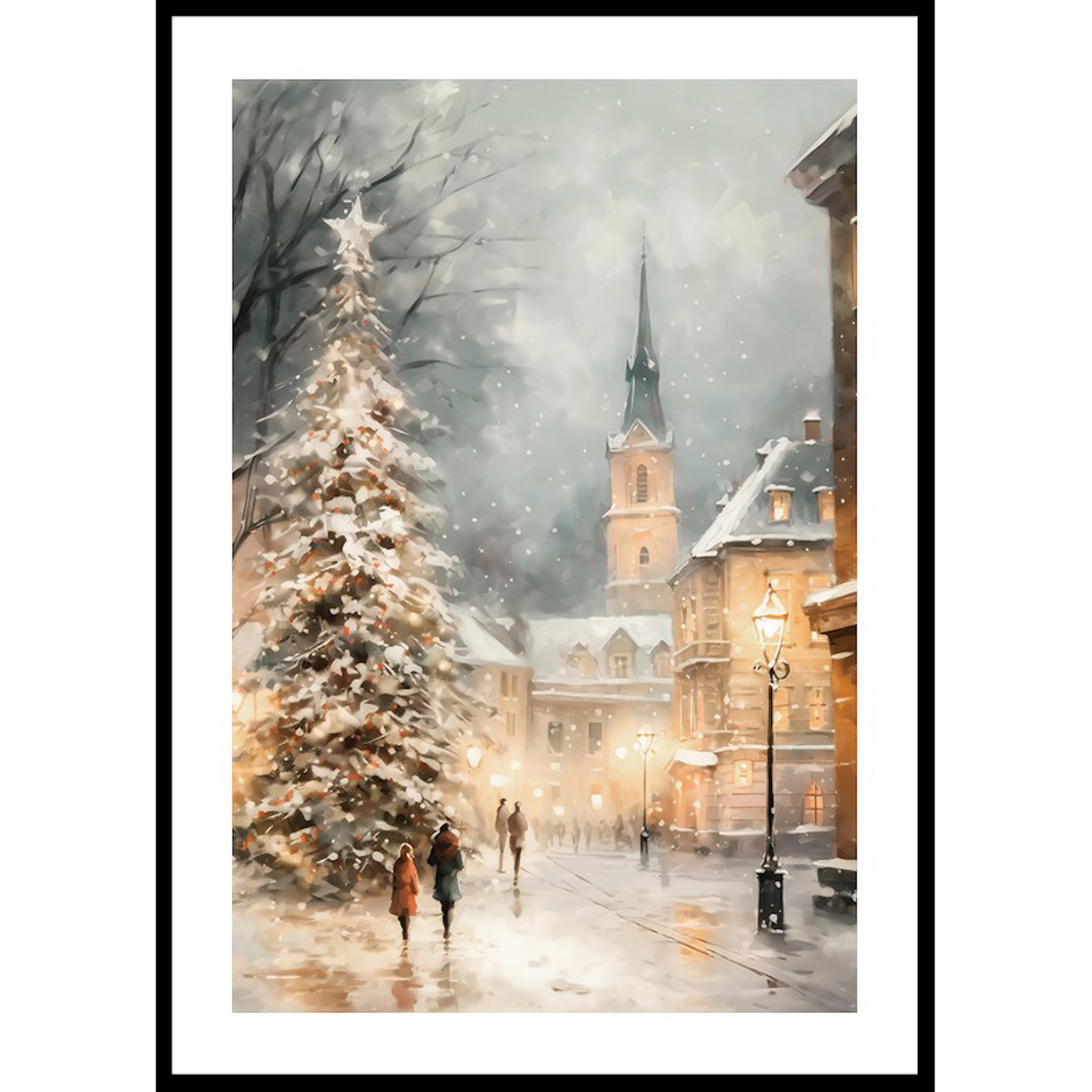 Winter Village No3 30x40 30x40 cm